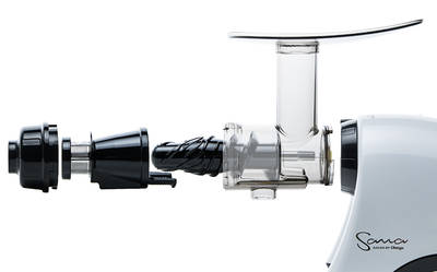 Sana EUJ-707 horizontal juicer white assembly Sana EUJ-707 horizontal juicer white assembly