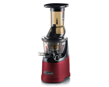 Omega MMV-702 MegaMouth vertical juicer red