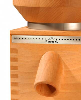Komo Fidibus XL grain mill profile view