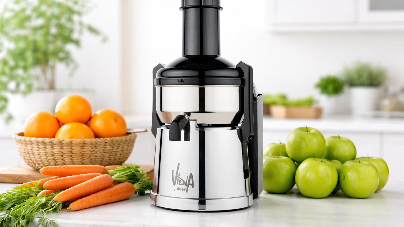 Vidia odšťavňovač a čerstvé plody